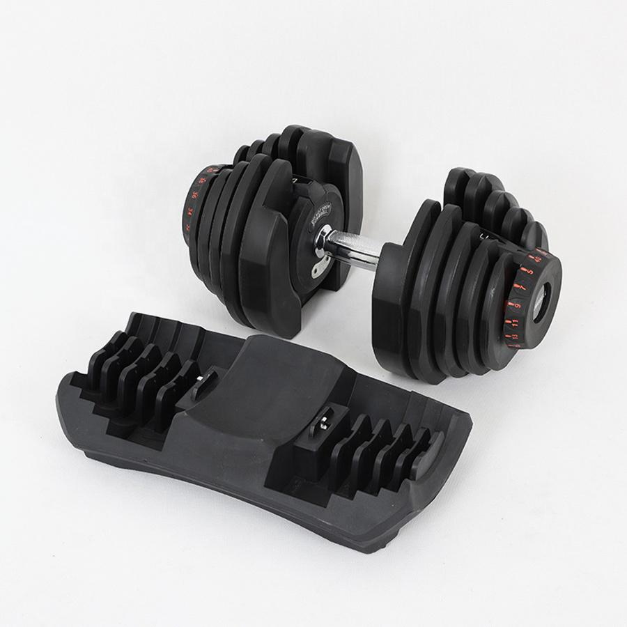 Set of 2 Adjustable Dumbbells (10 to 90 lbs)