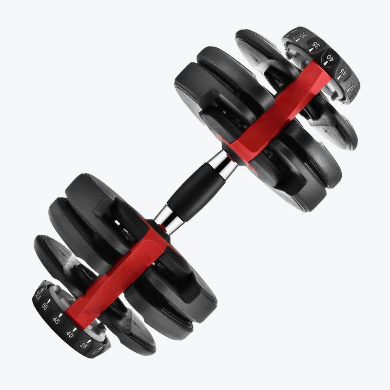 Set of 2 Adjustable Dumbbells (5 to 52.5 lbs)
