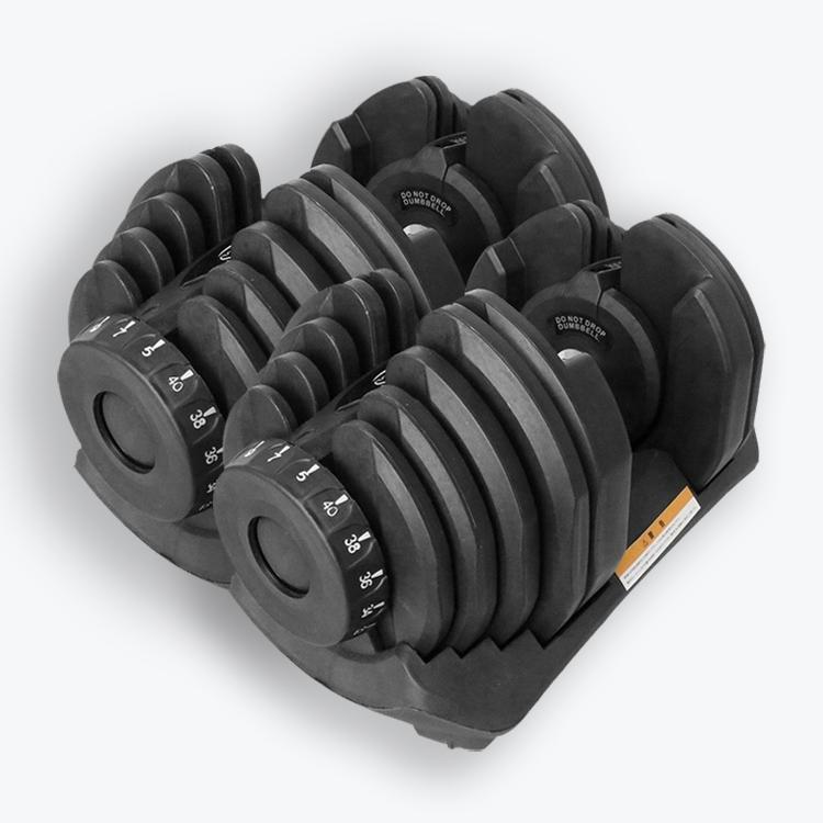 Bundle: Set of Dumbbells (10 - 90 lbs) & Bench